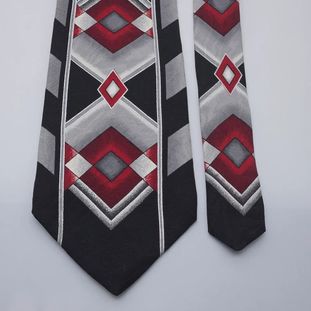Conte di‎ Milano Silk Tie Mens Geometric Designer Formal Dress Neckwear 58x4